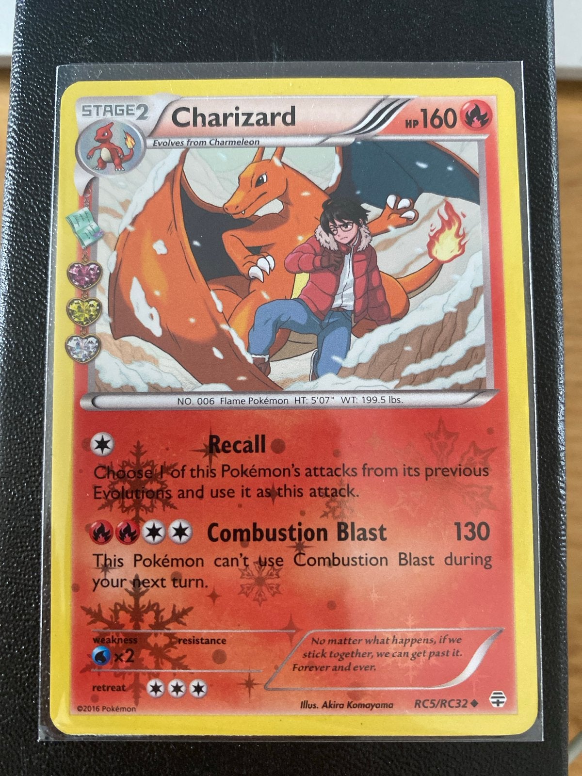 Pokemon Kaart Charizard RC5/RC32 Holo Reverse, Ophalen of Verzenden, Zo goed als nieuw, Losse kaart, Foil