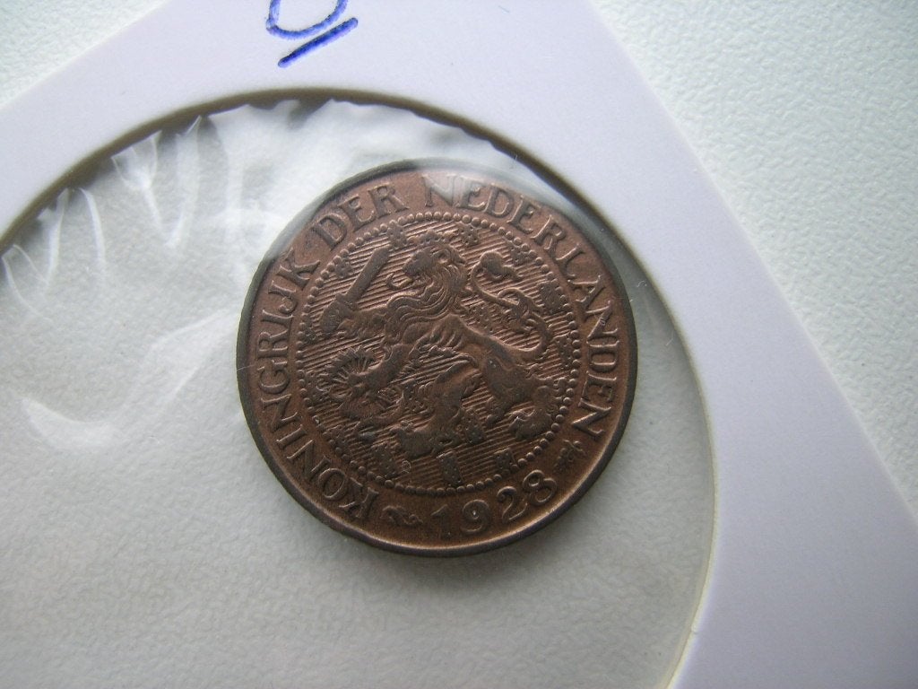 Cent 1928 (nr 10), Ophalen of Verzenden, Koningin Wilhelmina, 1 cent, Losse munt