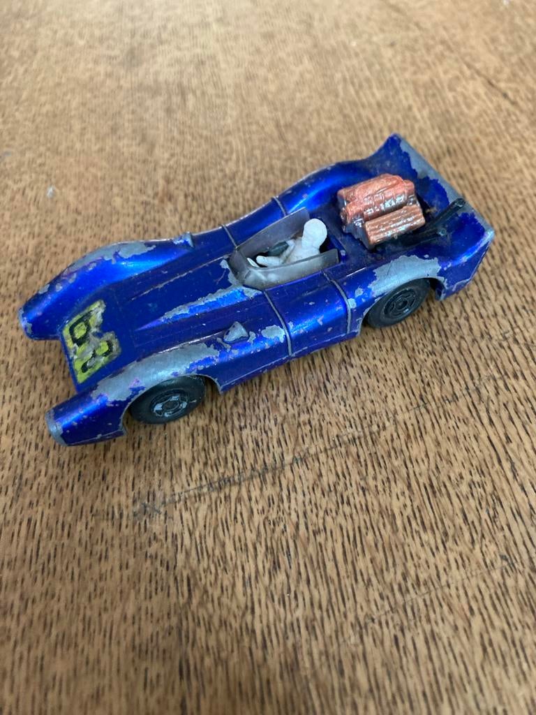 Matchbox Superfast 63 Blue Shark uit 1971, Gebruikt, Ophalen of Verzenden, Gebruikt