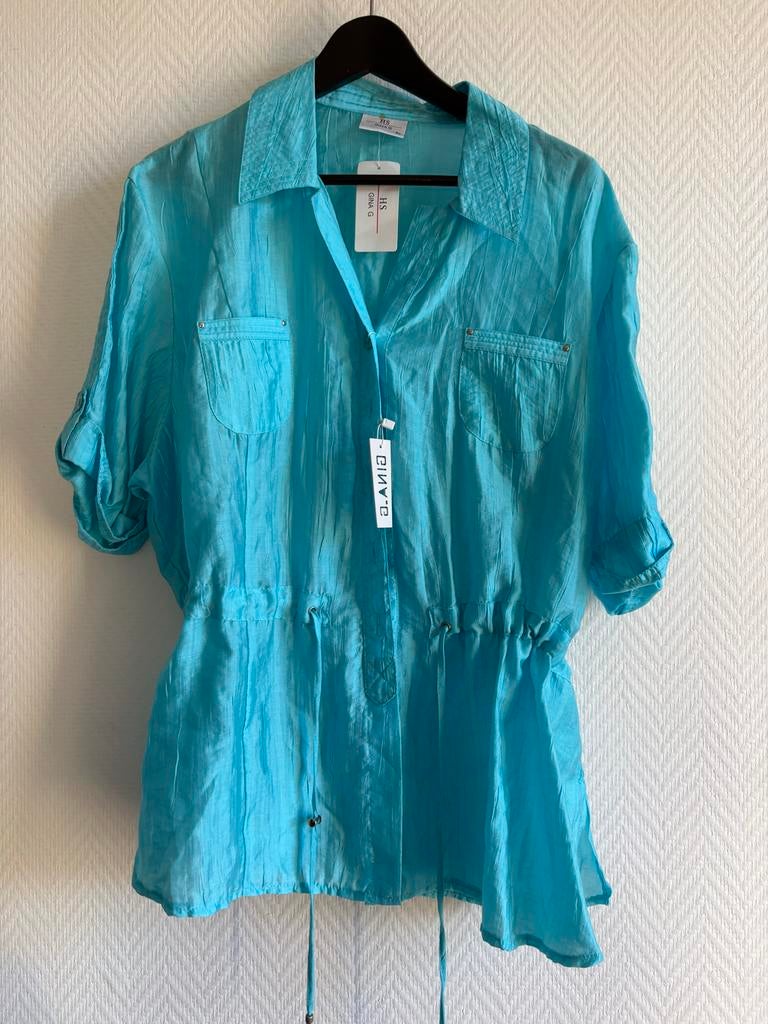 Gina maat 48/50, Ophalen of Verzenden, Nieuw, Maat 46/48 (XL) of groter, Blauw