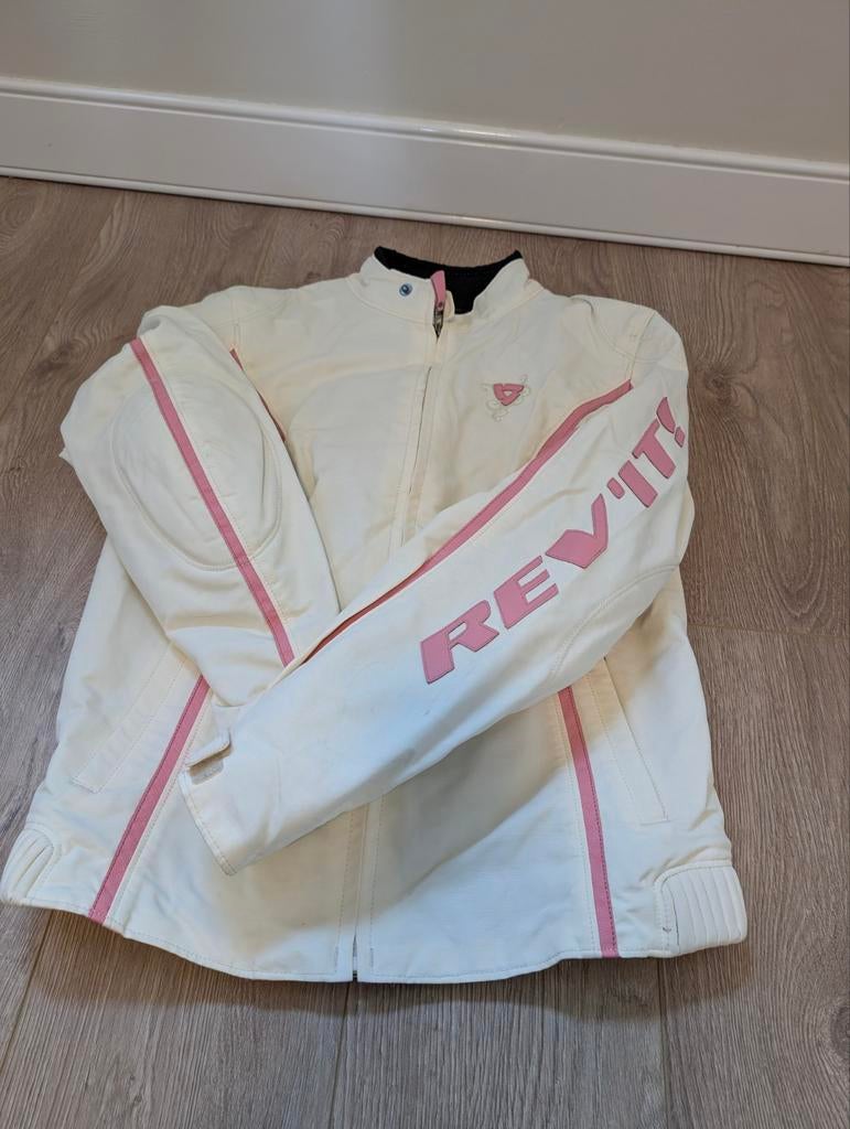 REV'IT! Eclipse 2 dames motorjas wit maat 42, Ophalen, REV'IT!, Jas | textiel, Dames