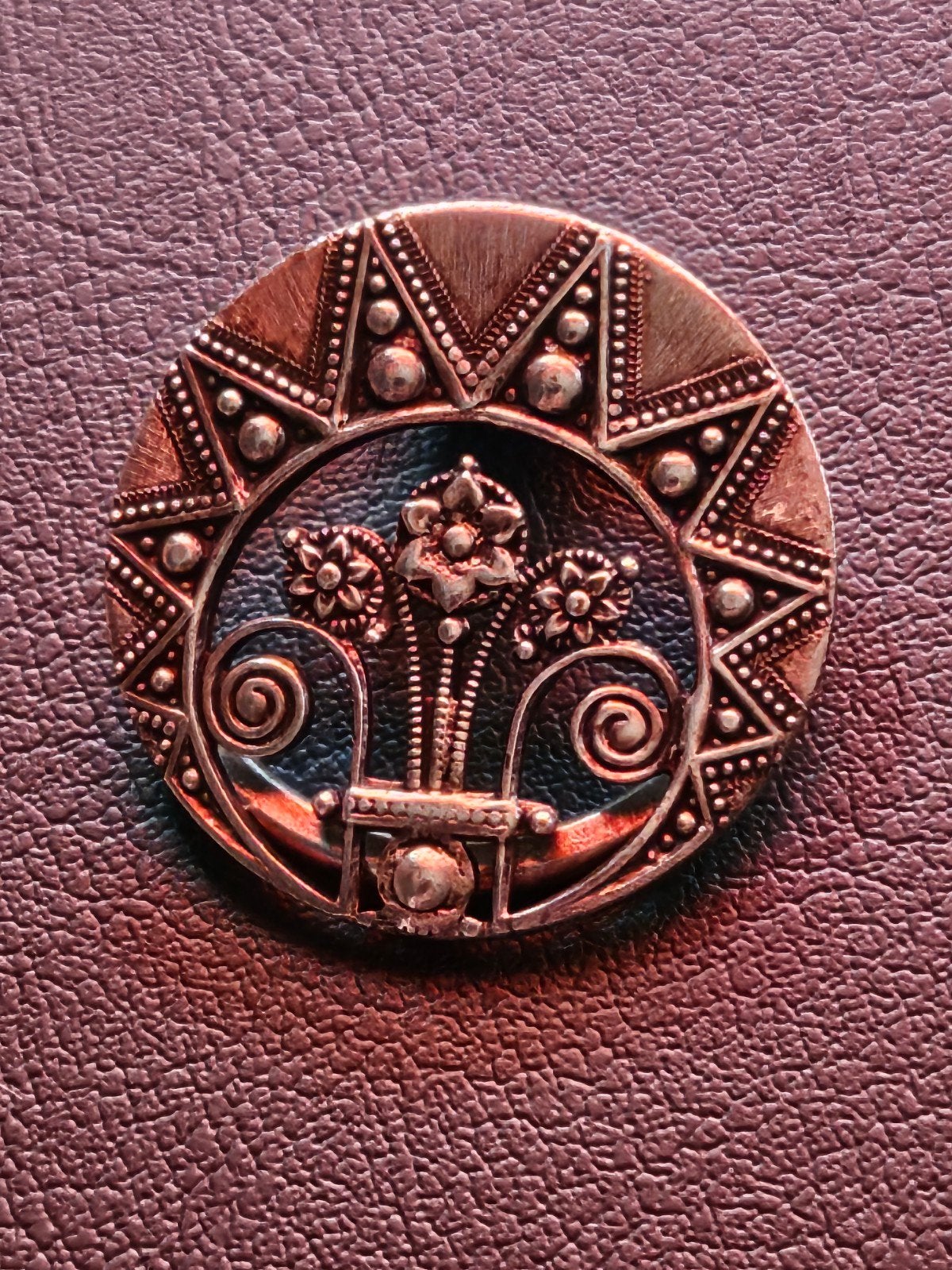 Vintage Zoldervondst Sjaal/Das Clip - Uniek Design, Ophalen of Verzenden, Gebruikt, 4 tot 7 cm, Overige materialen