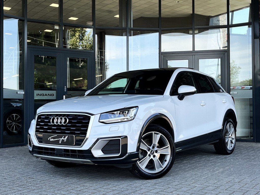 Audi Q2 1.4 TFSI COD DES.PL+ - PANO - LED - 18 INCH - ORG. N, Auto's, Audi, Gebruikt, 4 cilinders, 150 pk, Wit