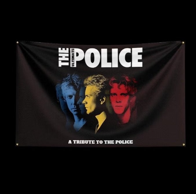 Grote vlaggen The Police (150x90cm), Ophalen of Verzenden, Nieuw