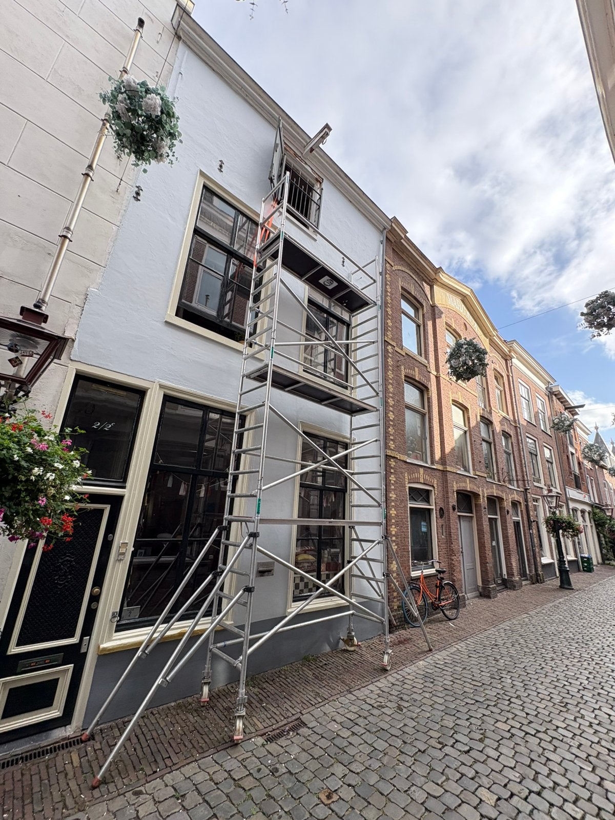 TE HUUR Rolsteiger 6,50m platformhoogte, smal model, Ophalen, Gebruikt, Rolsteiger of Kamersteiger, 5 meter of hoger