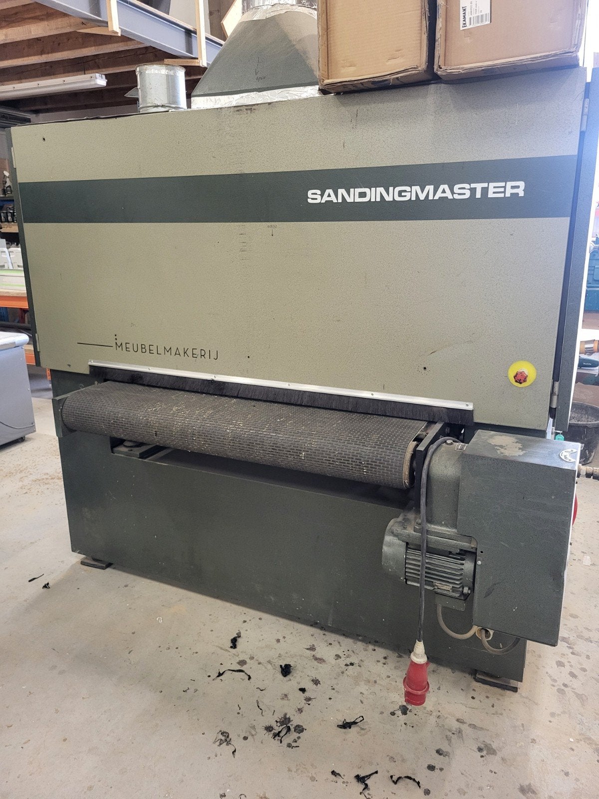 breedbandschuurmachine 1300mm incl. 26 banden, Ophalen