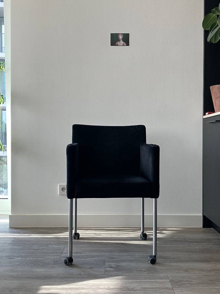 Design stoel, 2st., Ophalen, Twee, Zwart, Zo goed als nieuw