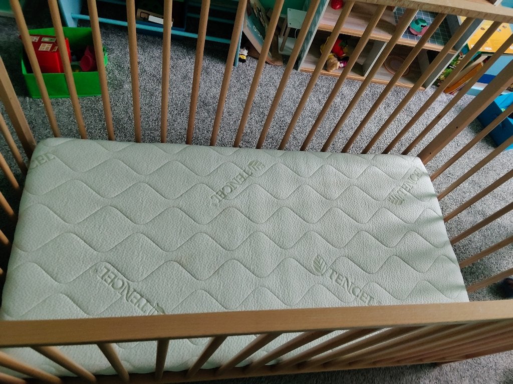 Baby Matras Witte Panter 60x120cm, Ophalen, Zo goed als nieuw, Ledikant
