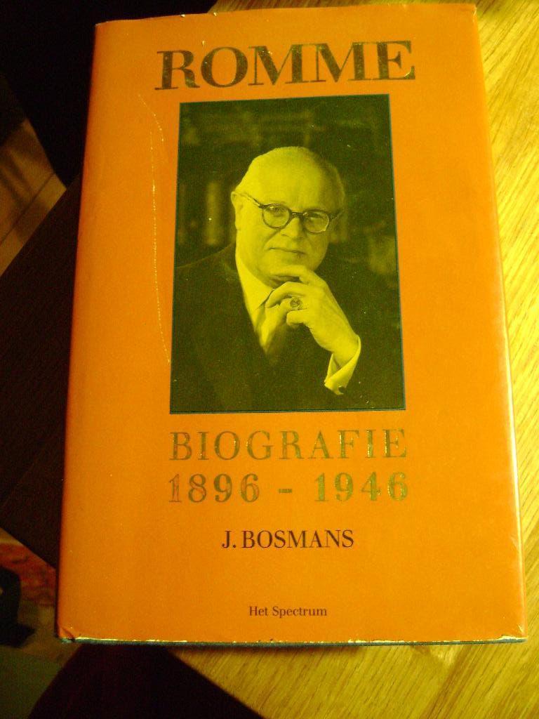 J. BOSMANS Romme Biografie 1896-1946, Ophalen of Verzenden, Gelezen, Politiek