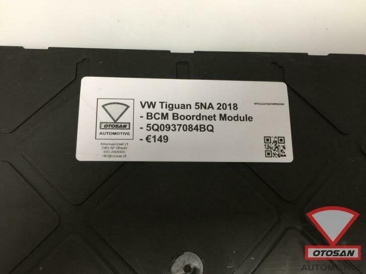 vw tiguan 5na 2018 bcm boordnet module 5q0937084bq, Auto-onderdelen, Gebruikt, Volkswagen, Volkswagen AG, Berliner Ring 2
38440  Wolfsburg, DE