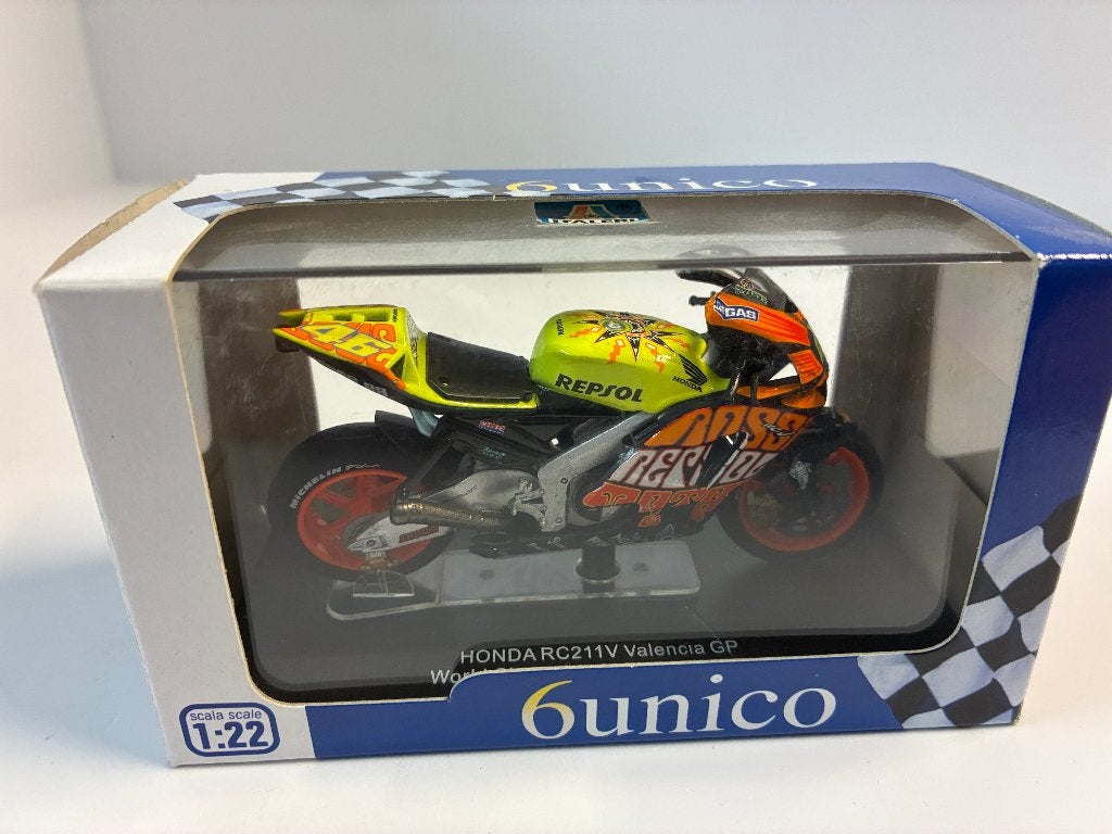 59660: Honda RC211V - Valentino Rossi -Valencia GP 2003, Overige merken, Ophalen of Verzenden, Zo goed als nieuw, Via Pradazzo 6/b 40012 Calderara di Reno,vItaly
