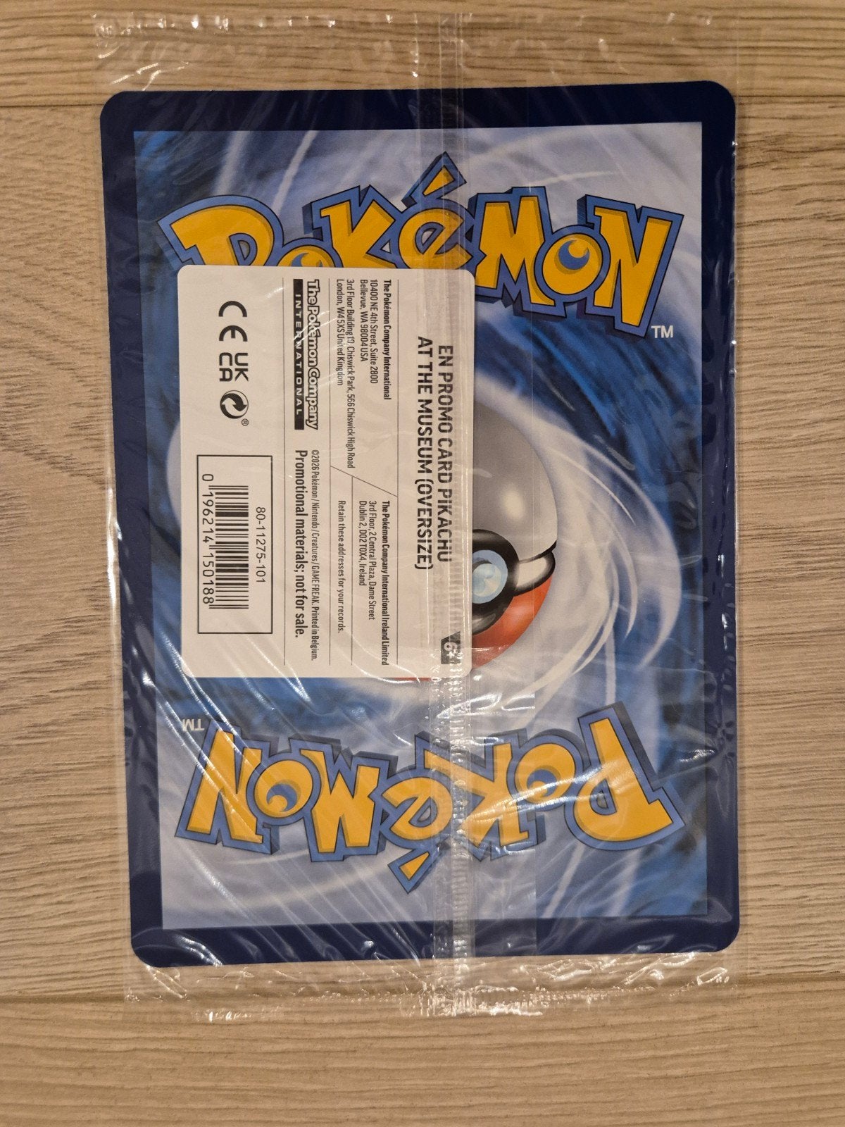Foto 2 van Pokémon Pikachu At The Museum Jumbo Promo