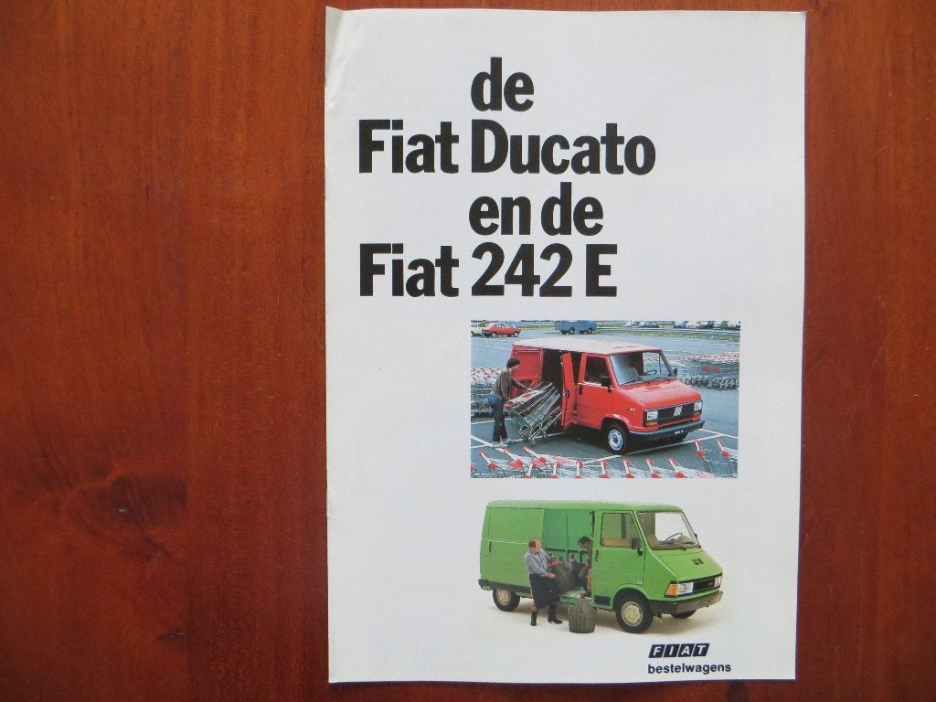 Fiat Ducato en Fiat 242 E (sept. 1984), Ophalen of Verzenden, Nieuw, Overige merken