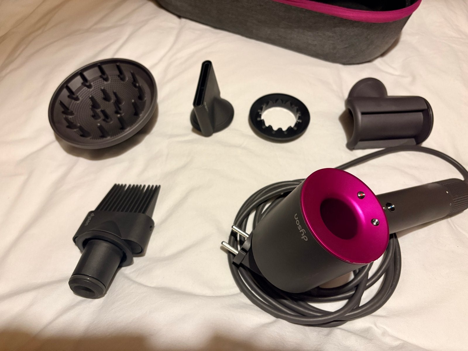Dyson Supersonic Föhn met Opzetstukken en Reisetui, Ophalen, Zo goed als nieuw, Haarverzorging