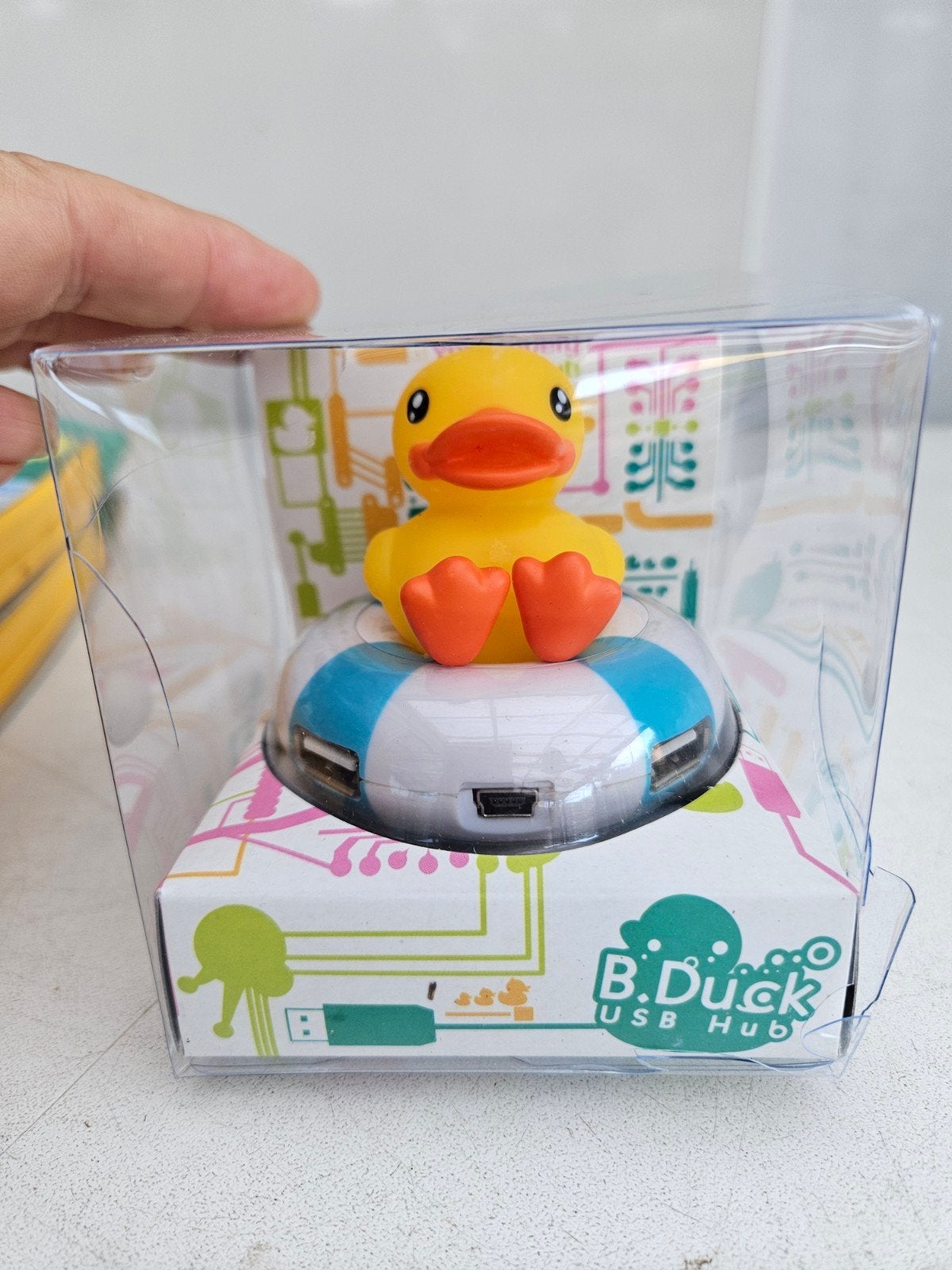B. Duck USB Hub - Leuke en Functionele 4-Poorts Hub, Ophalen of Verzenden, Nieuw, B. Duck