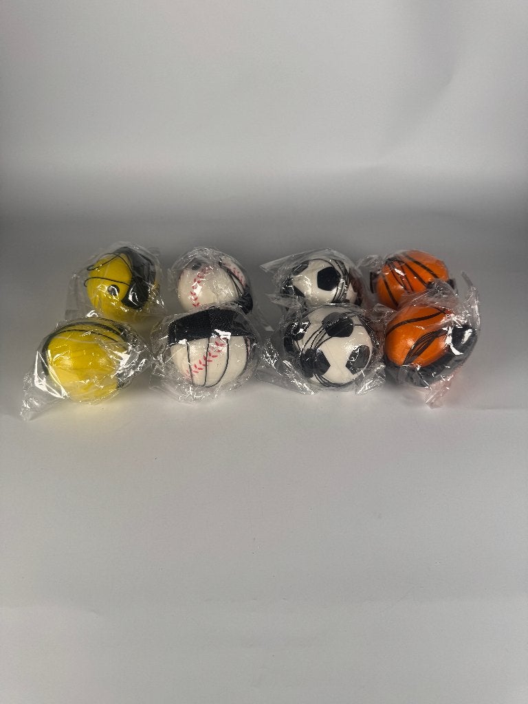 Mini Sports Stress Ball Set (6 Pieces) – Multicolour, Verzenden, Zo goed als nieuw