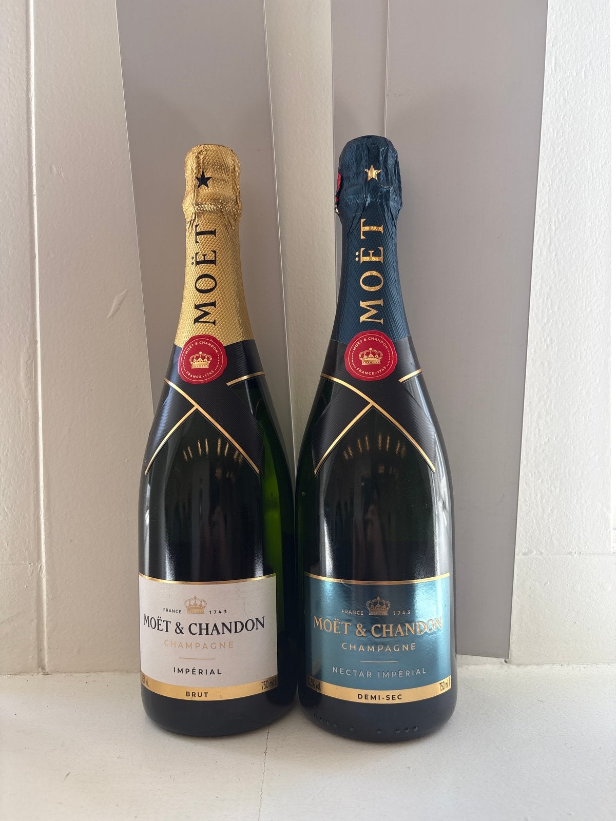 Moët & Chandon Champagne - Brut Impérial & Nectar Impérial, Ophalen, Nieuw, Frankrijk, Champagne