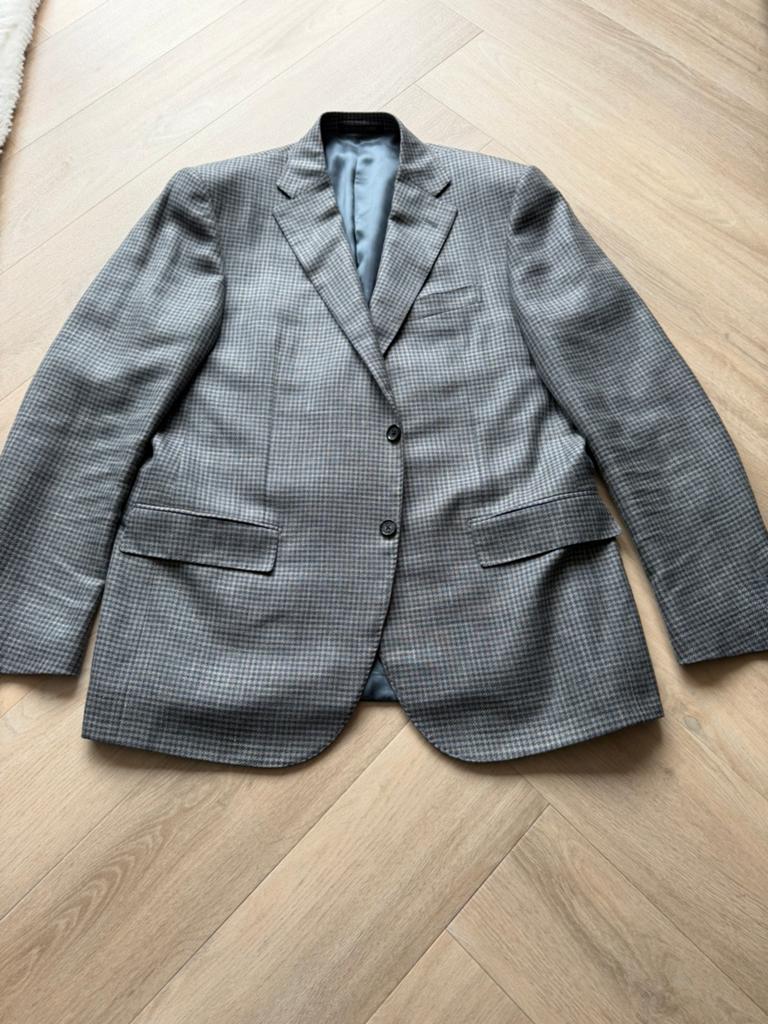 Colbert van Corneliani maat 54 - made in Italy, Ophalen of Verzenden, Gedragen, Maat 52/54 (L), Blauw