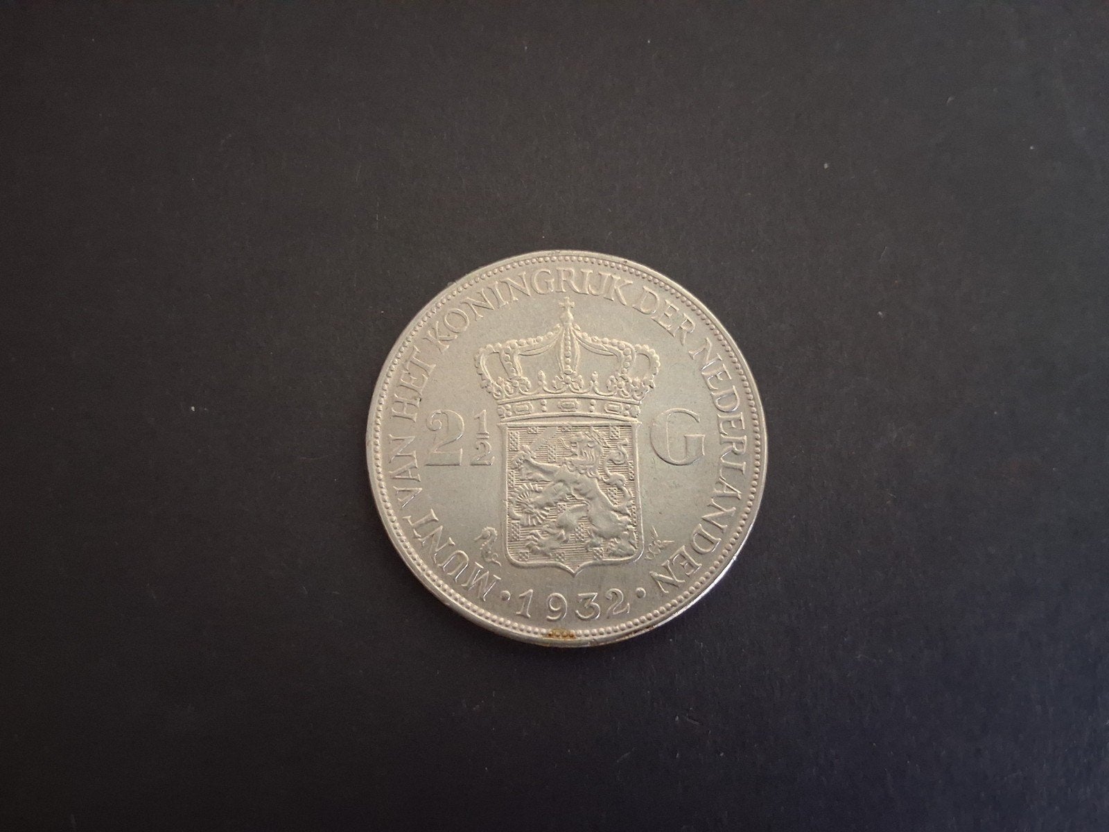 Zilveren rijksdaalder Wilhelmina 1932, Verzenden, Zilver, Koningin Wilhelmina, Losse munt