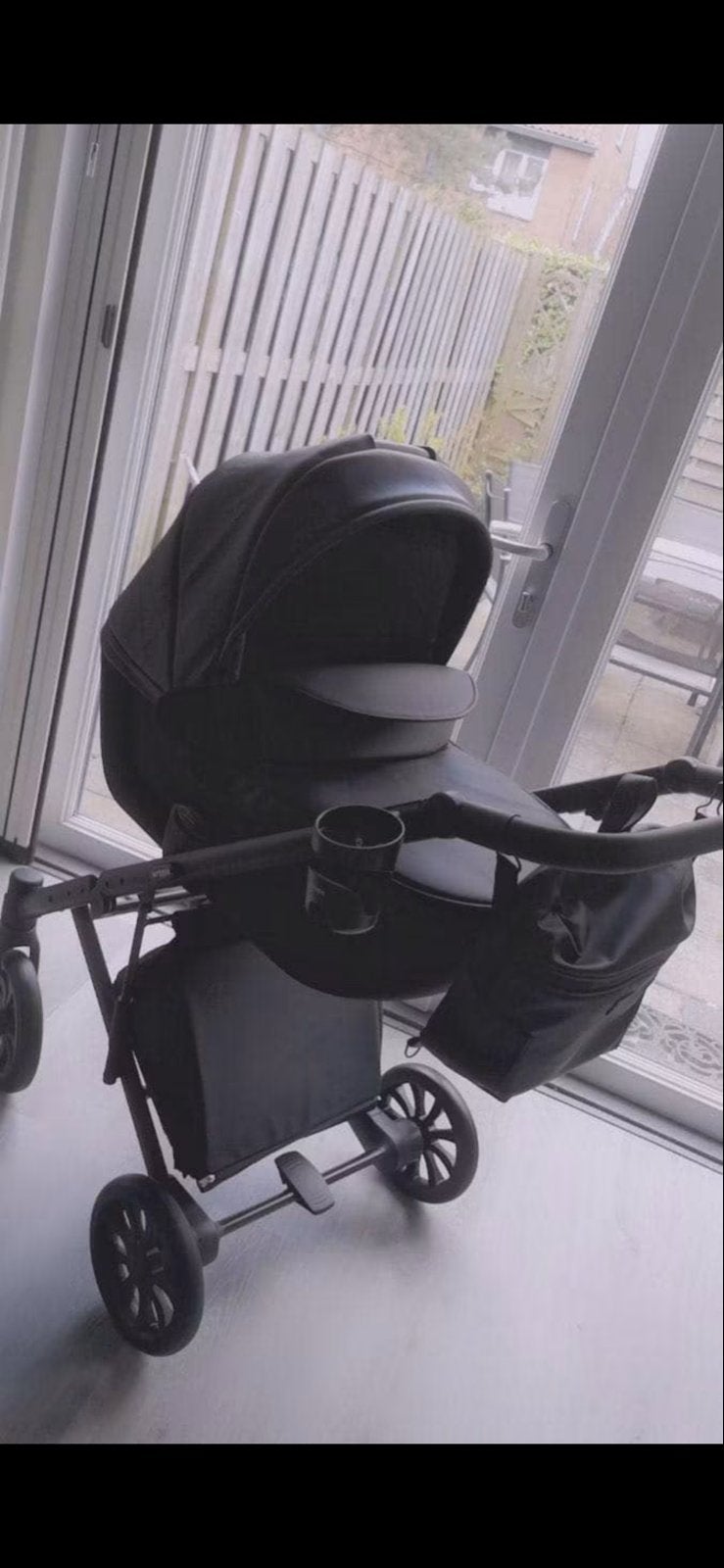 Nieuwe Anex m/type kinderwagen - compleet zwart, Nieuw, Combiwagen, Met reiswieg, Ophalen
