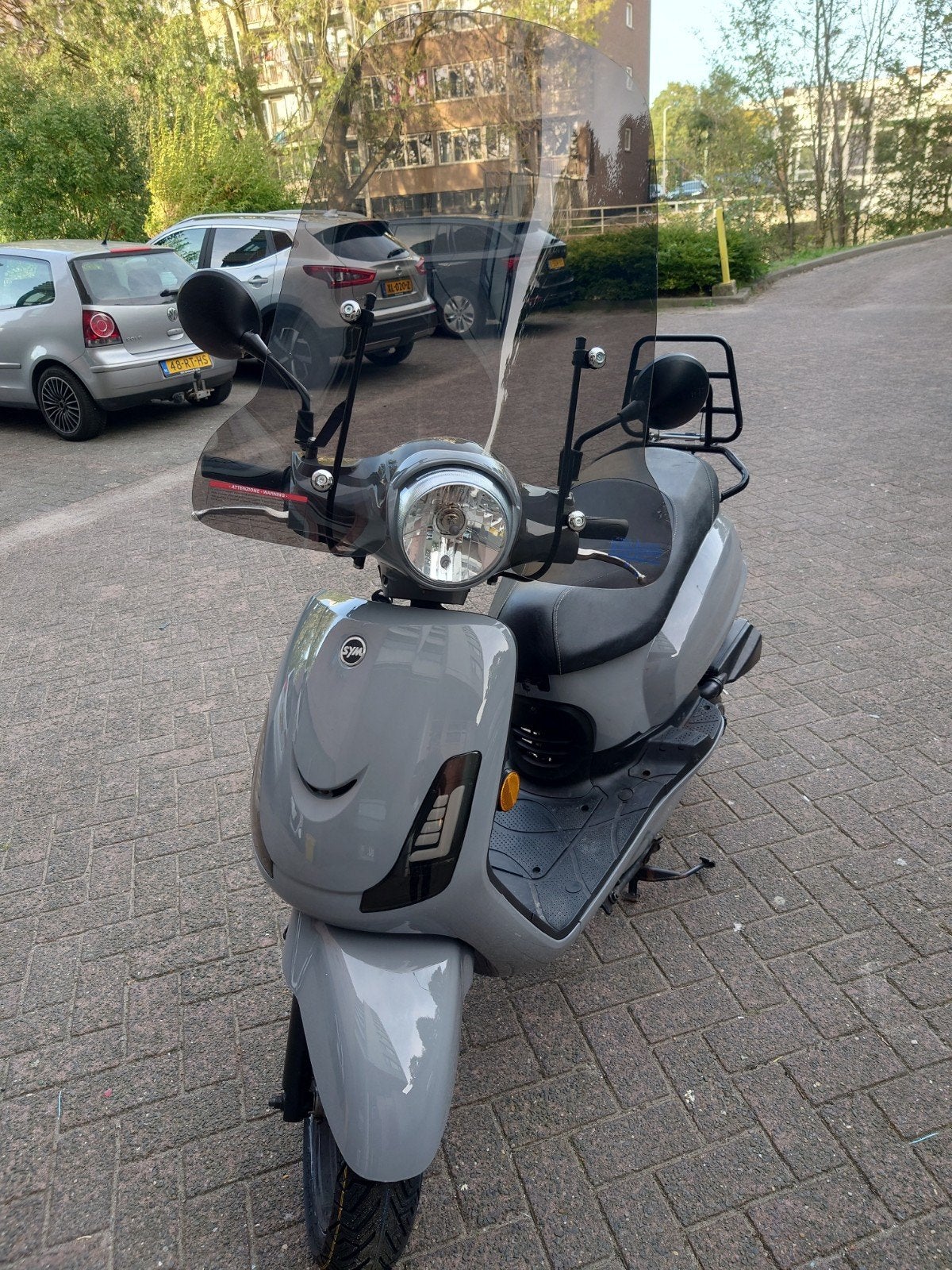 Sym Fiddle II scooter - Nardo Grijs, 3588KM!!! zo goed als n, Fietsen en Brommers, Ophalen of Verzenden, Zo goed als nieuw, Benzine