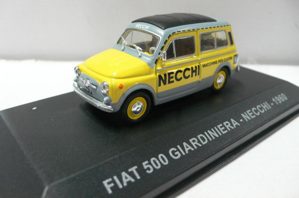 fiat 500 giardiniera-necchi- 1960 - altaya- 1/43, Hobby en Vrije tijd, Verzenden, Nieuw, Auto, Overige merken