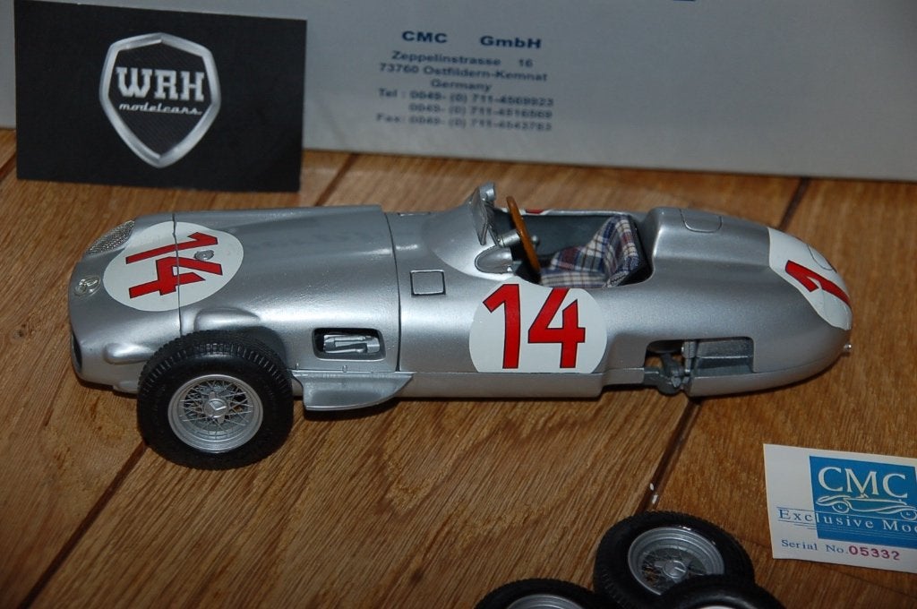 MERCEDES W196 MONOPOSTO #14 SCHADE CMC WRH, Verzenden, Gebruikt, Auto, Overige merken