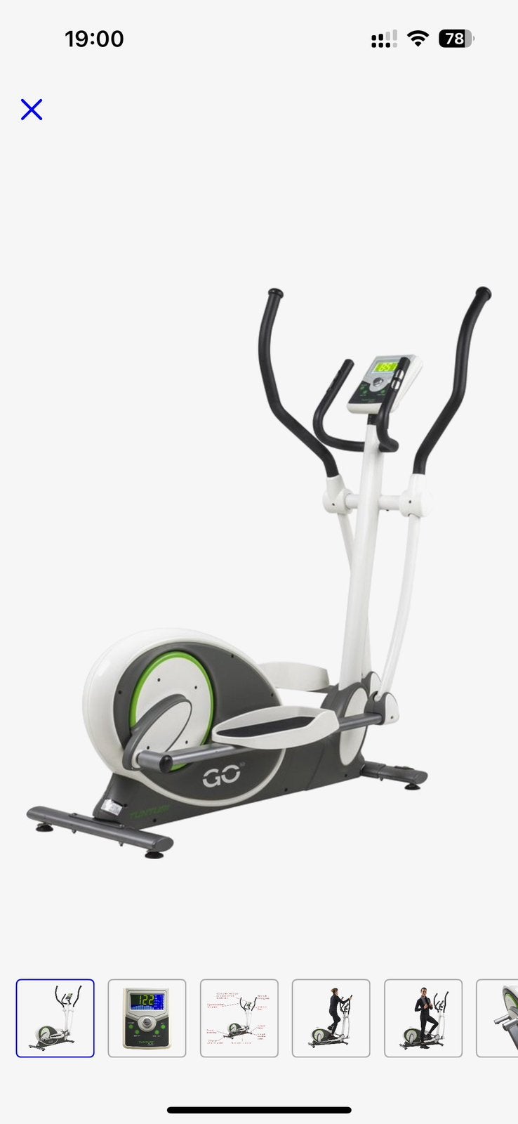 Tunturi crosstrainer, Sport en Fitness, Ophalen, Zo goed als nieuw, Crosstrainer