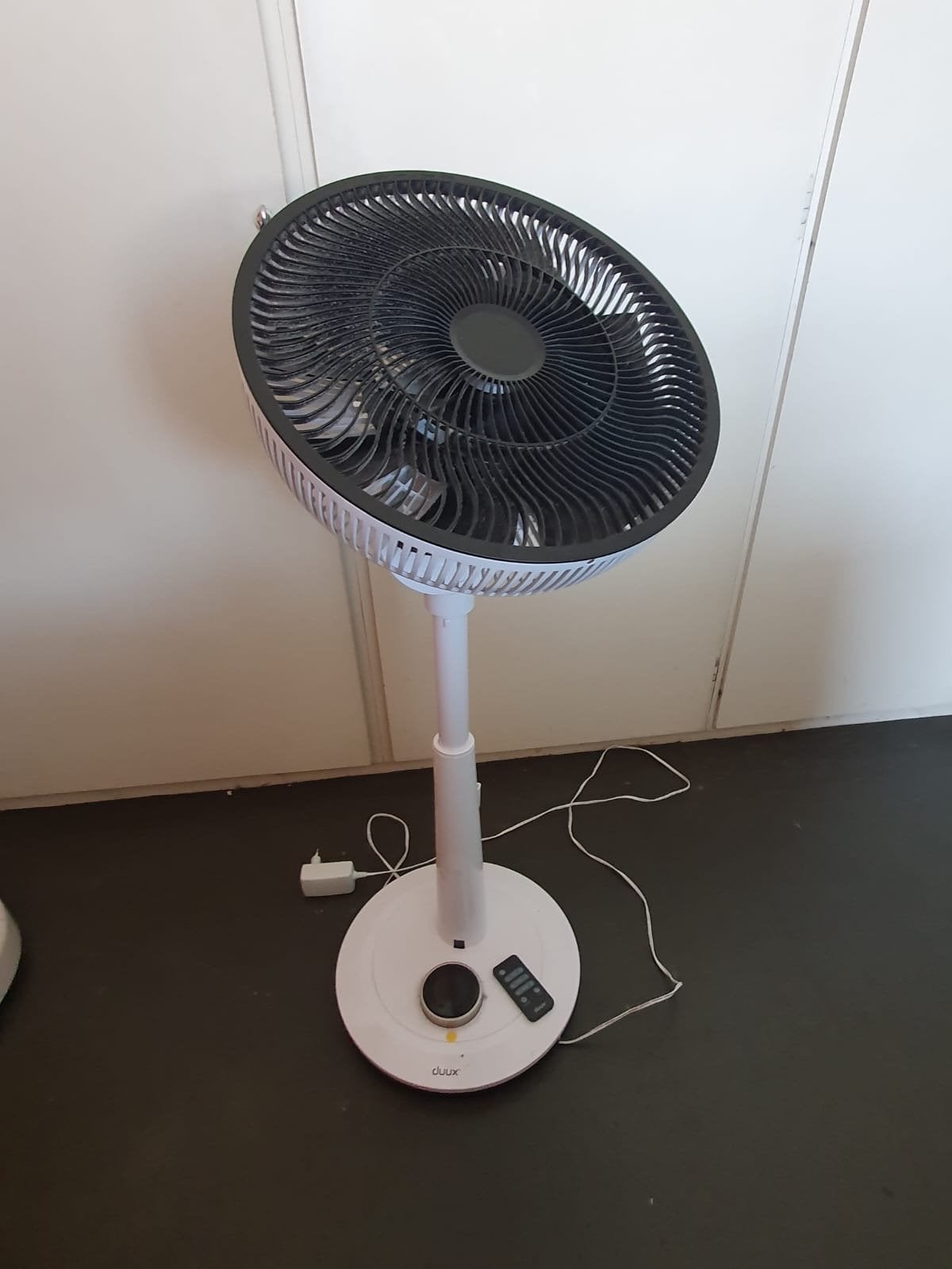 Staande ventilator met afstandsbediening - Duux, Witgoed en Apparatuur, Ophalen, Ventilator met afstandsbediening, Gebruikt, Statiefventilator