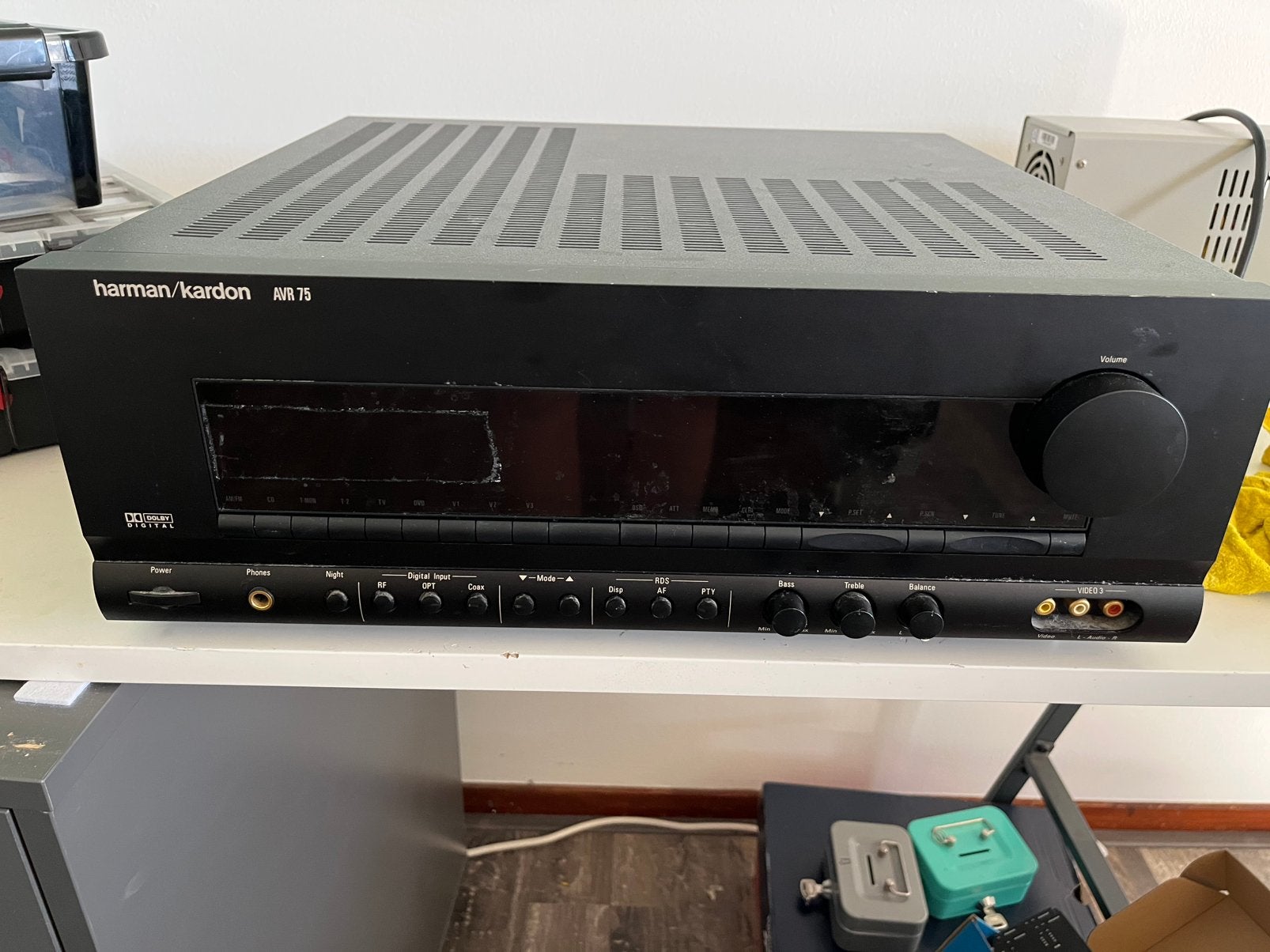 Harman Kardon - AVR75, niet geheel storingsvrij, Gebruikt, 120 watt of meer, Stereo, Ophalen