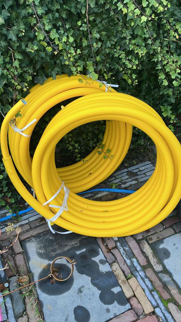 32mm Wavin gastec 25meter, Overige materialen, 6 meter of meer, Overige typen, Zo goed als nieuw