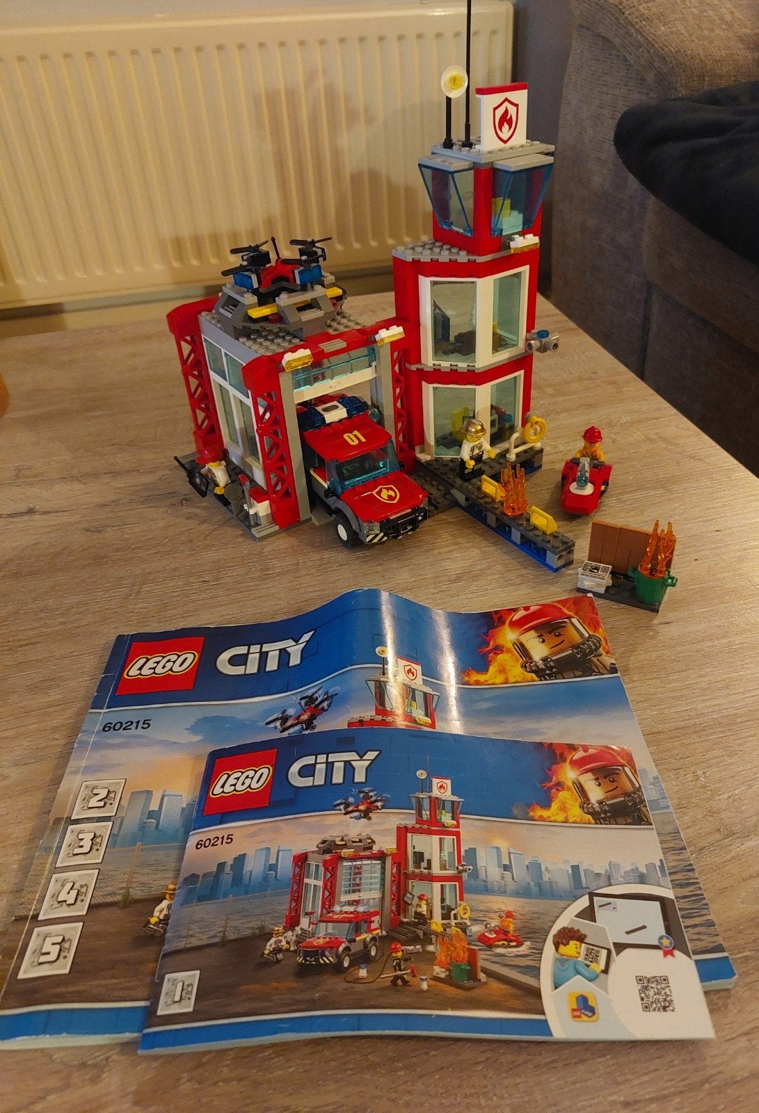 Lego City, Brandweerkazerne, Set 60215, Ophalen, City, Lego, Inclusief instructies