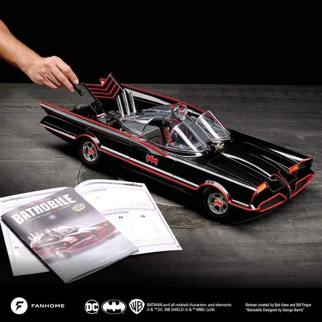 Batmobile 1966 Scale 1/8 Deagostini Ongebouwd 120 Delen, Ophalen, Zo goed als nieuw, 1:5 t/m 1:8, Auto