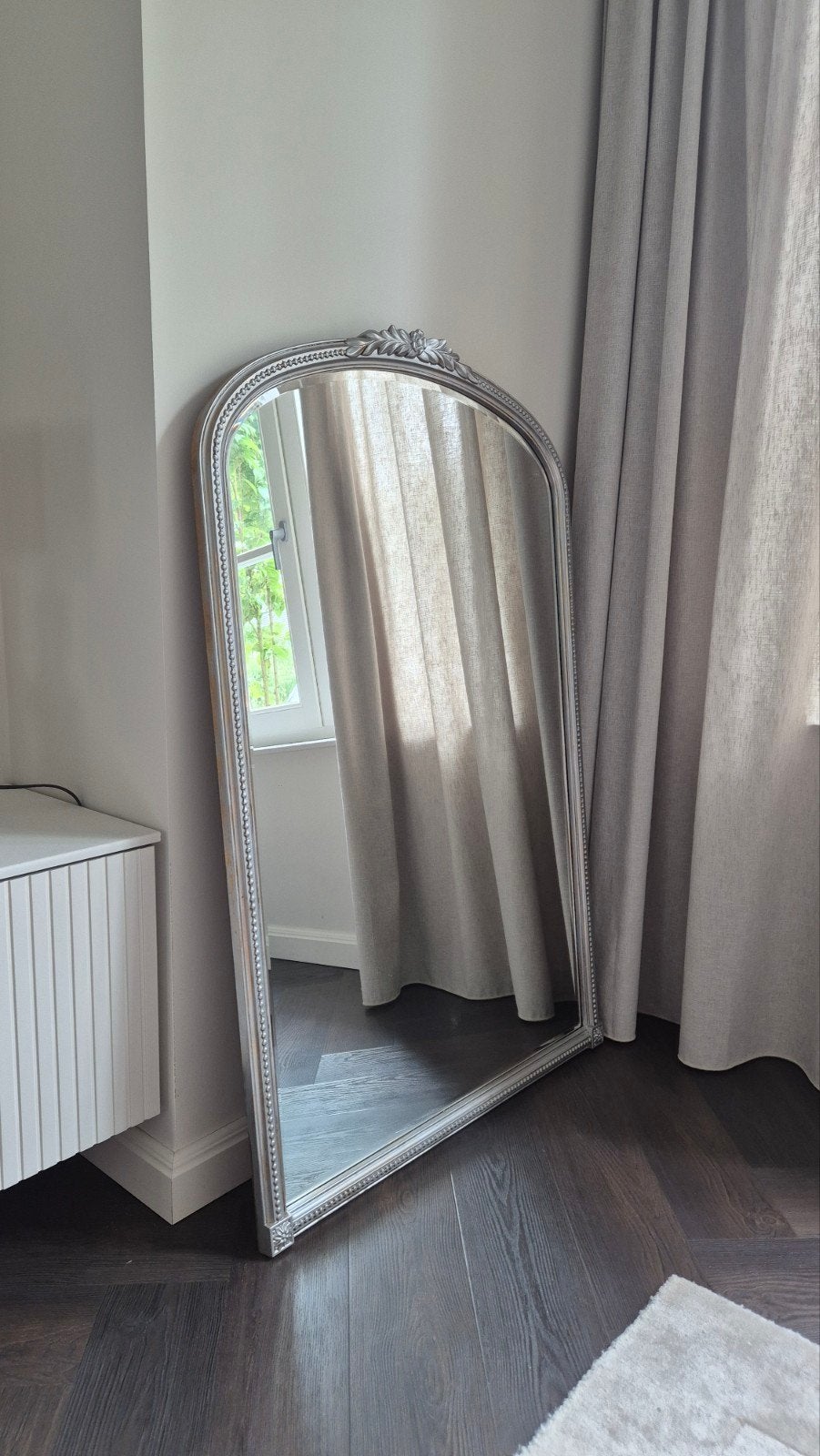 Grote Vintage Spiegel DeKnudt 125x80cm | Facet Geslepen, Gebruikt, 100 tot 150 cm, Ophalen of Verzenden, 75 tot 100 cm