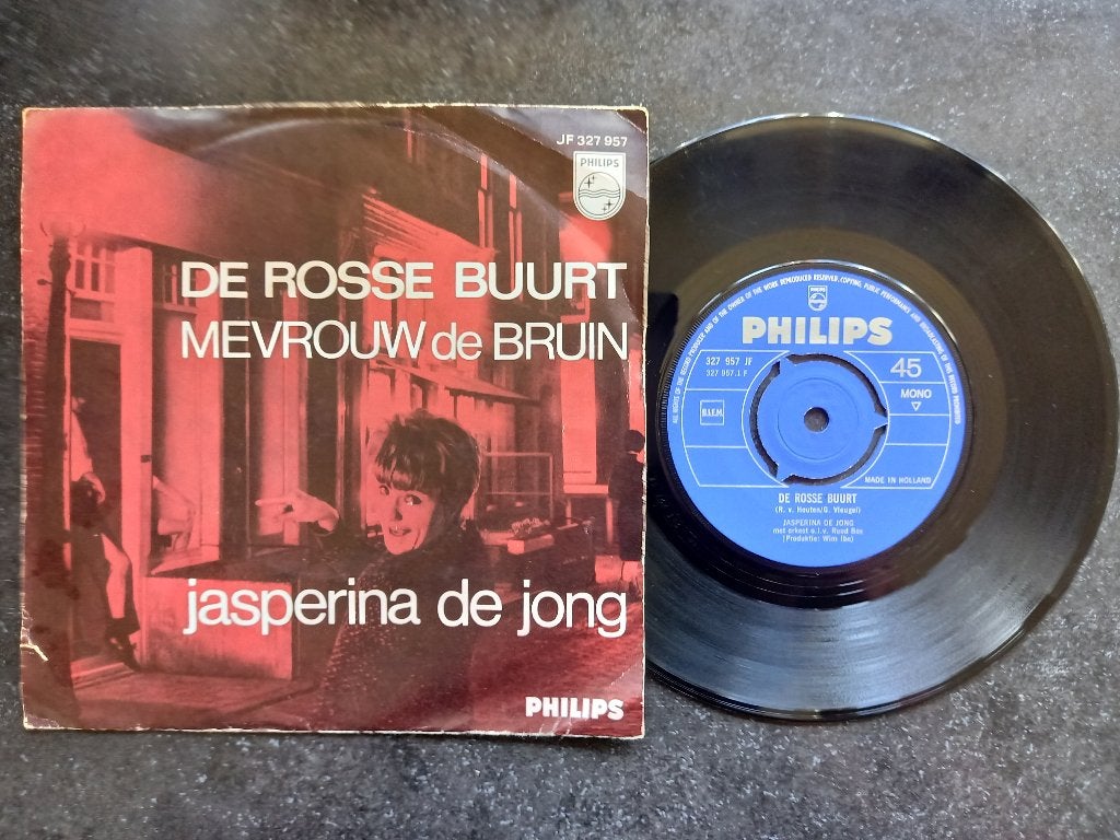 Jasperina de Jong - De Rosse Buurt 1967, Cd's en Dvd's, Gebruikt, 7 inch, Single, Ophalen of Verzenden