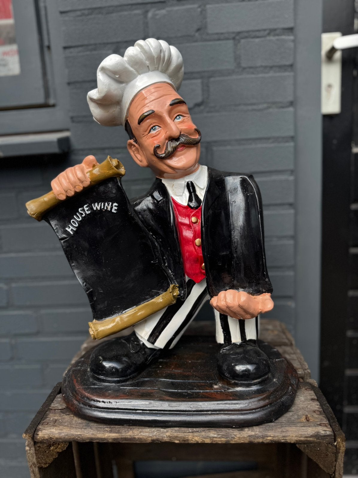 Koks beeld wijnboer, Verzamelen, Ophalen, Gebruikt, Mens
