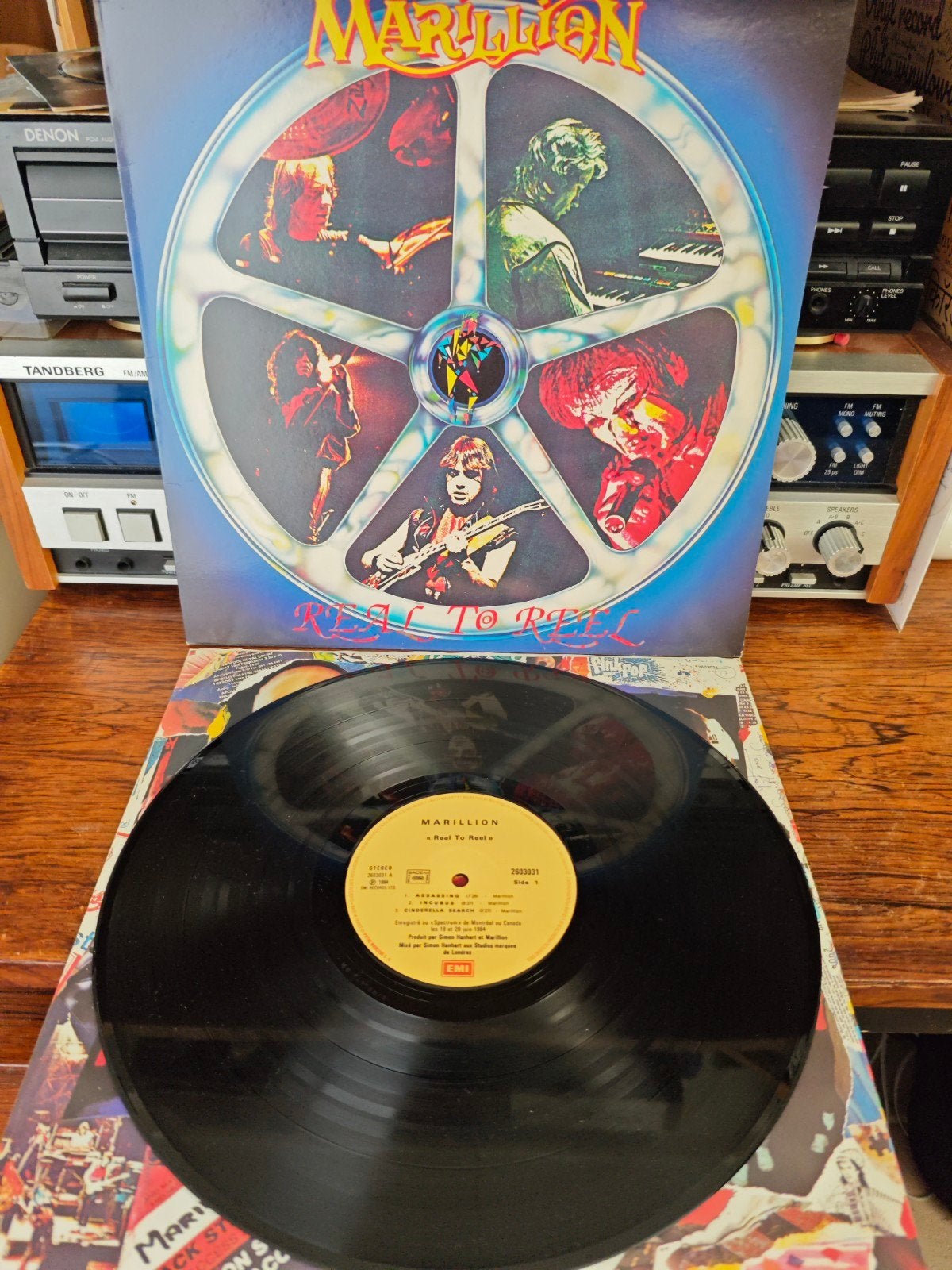 Marillion - Real to Reel LP (1984) - Live Album, LP, Originele persing, Ophalen of Verzenden, Zo goed als nieuw