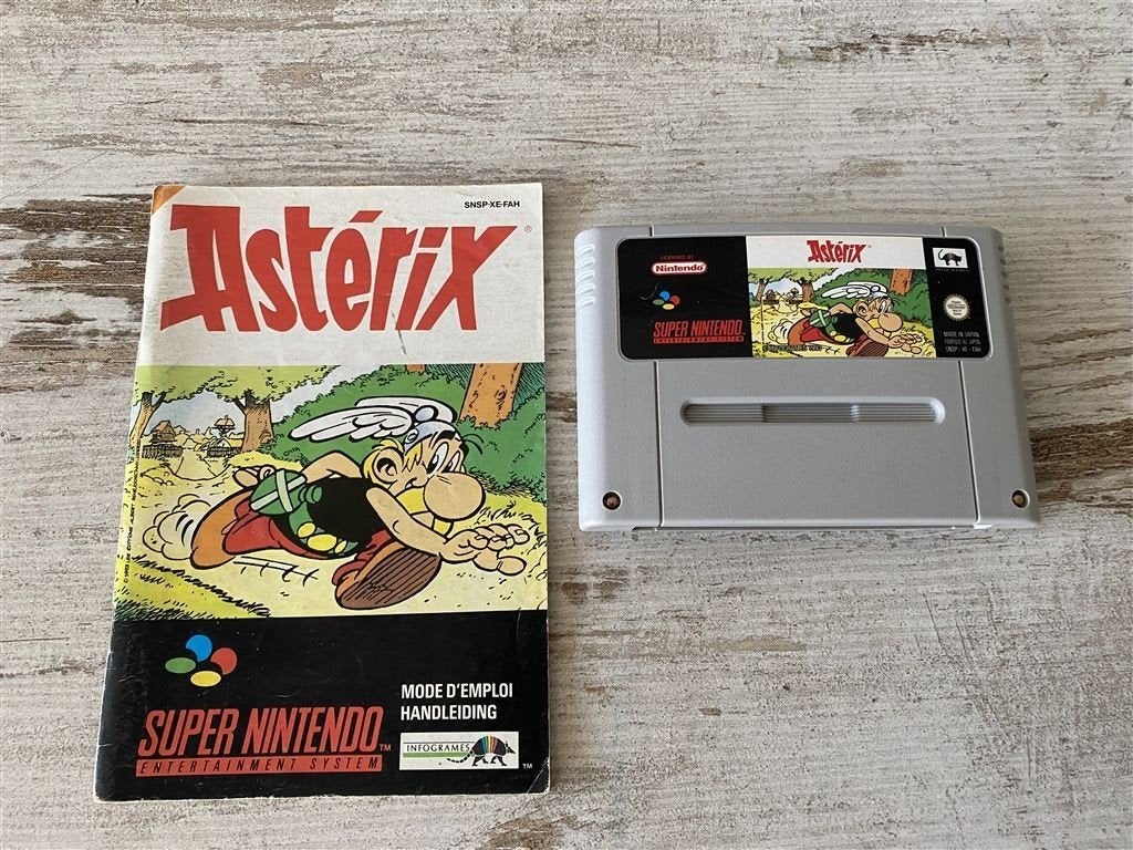 super nintendo asterix inclusief boekje [1401]