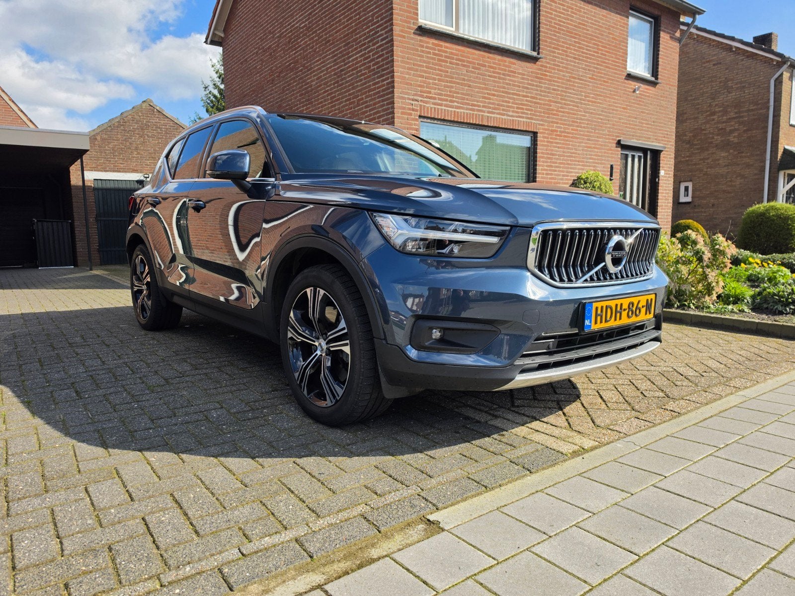 Volvo XC40 T5 Recharge Inscription 2020 Blauw BLIS GARANTIE, 1800 kg, Euro 6, Blauw, 3 cilinders