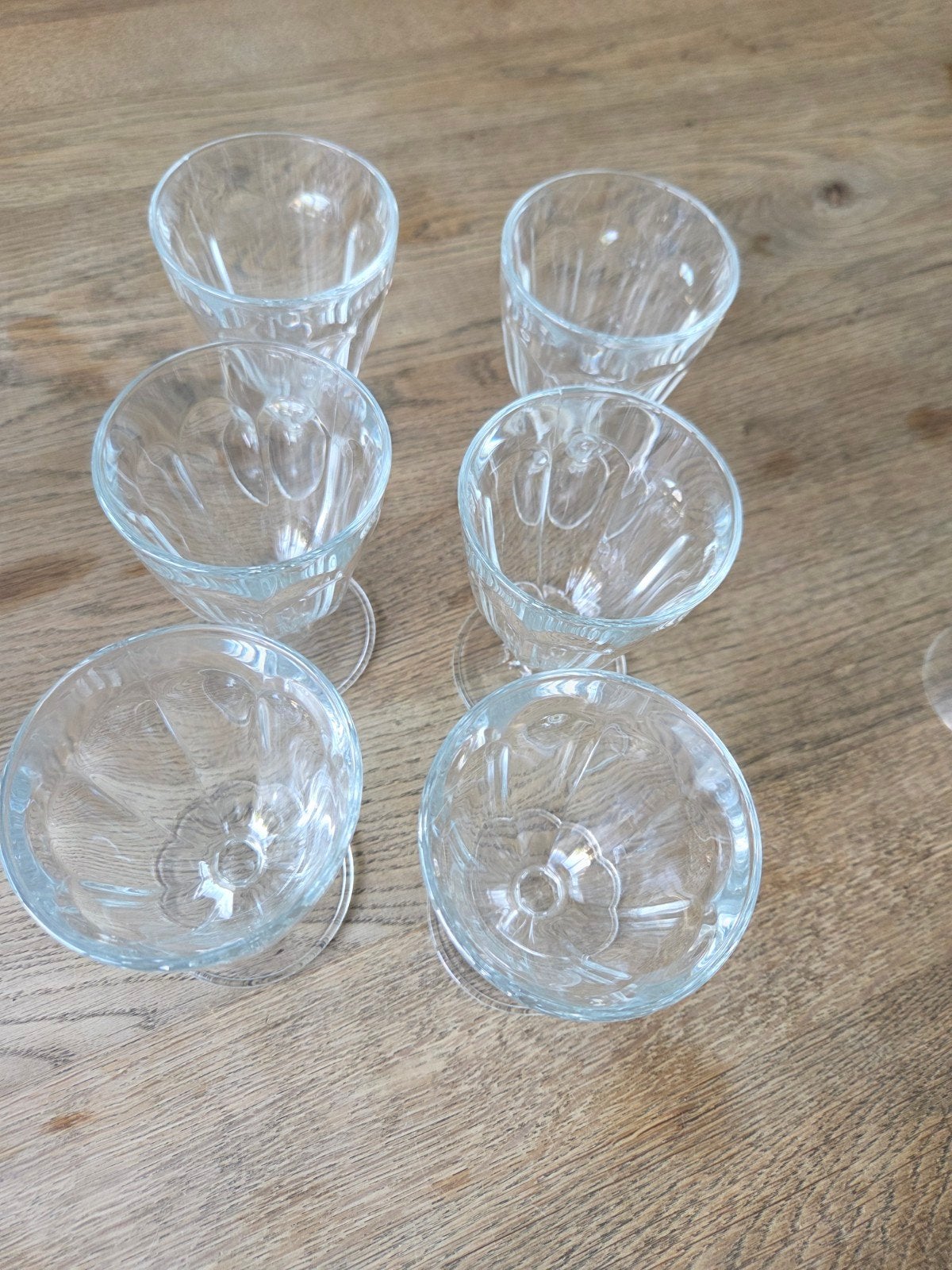 6 dessert glazen, Ophalen, Glas, Glas of Glazen