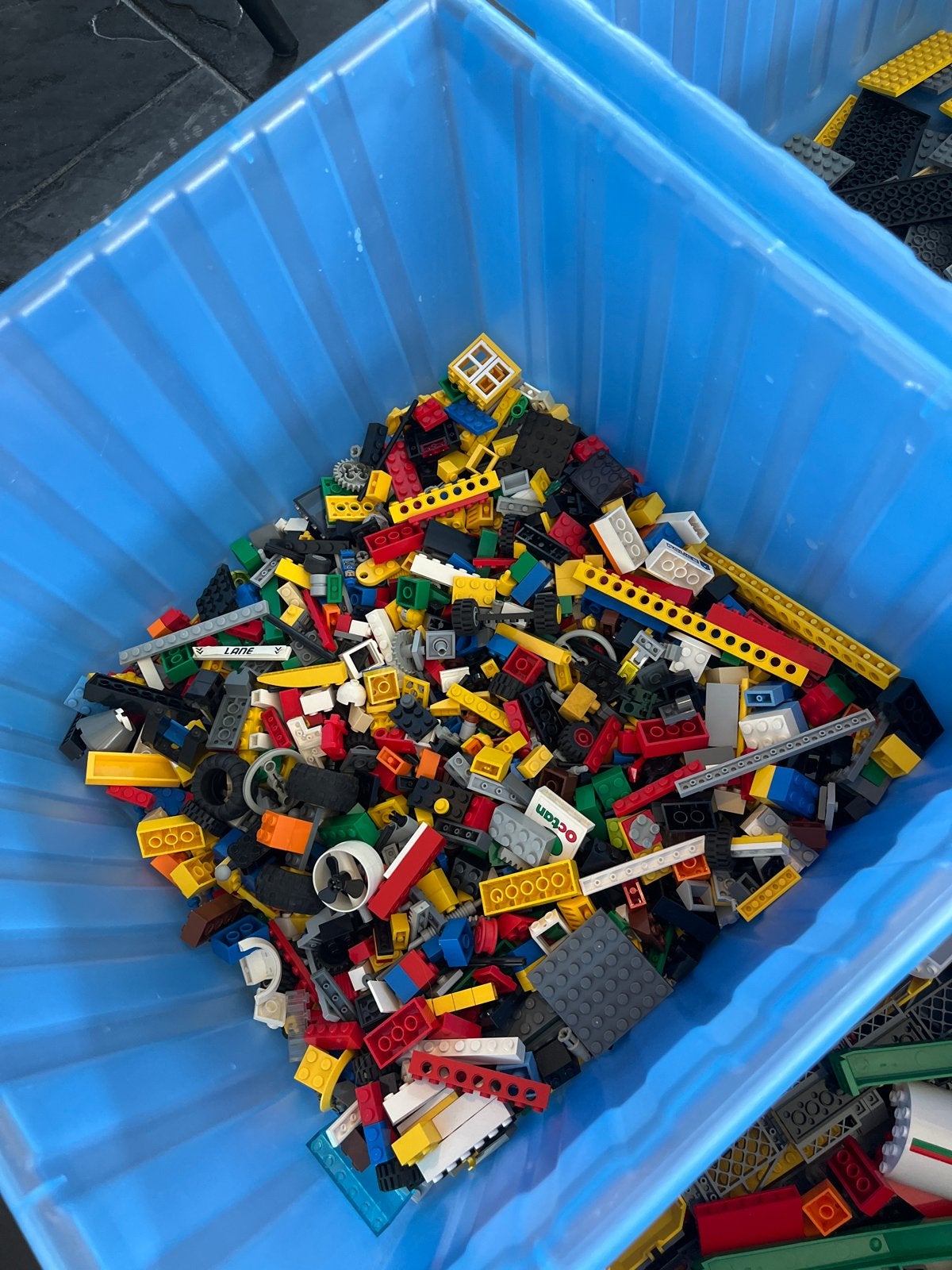 Grote partij LEGO stenen, rails en instructieboekjes, Lego, Ophalen of Verzenden, Losse stenen, Inclusief instructies
