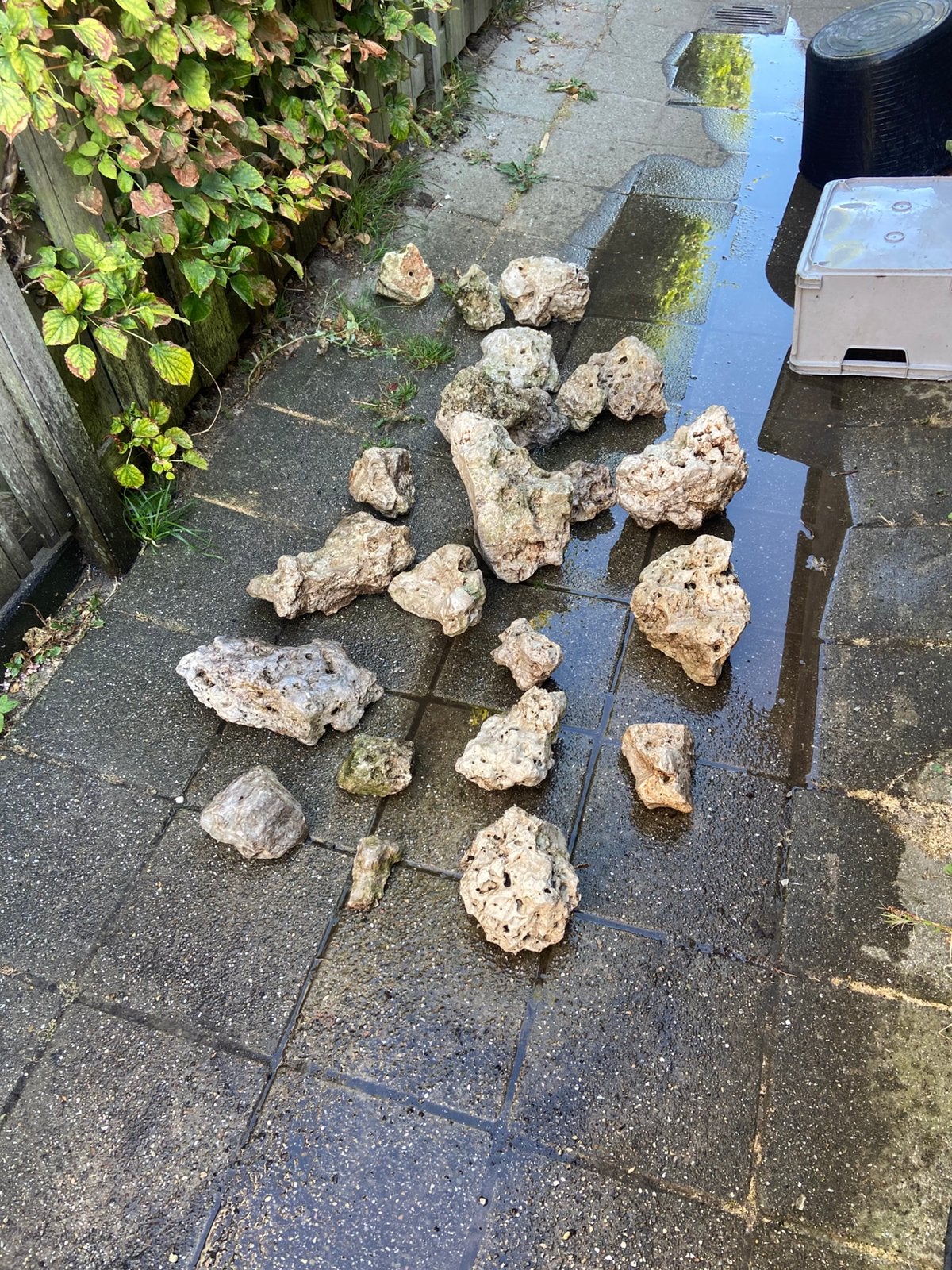 Rotsen (maanstenen), Ophalen, Gebruikt, Split