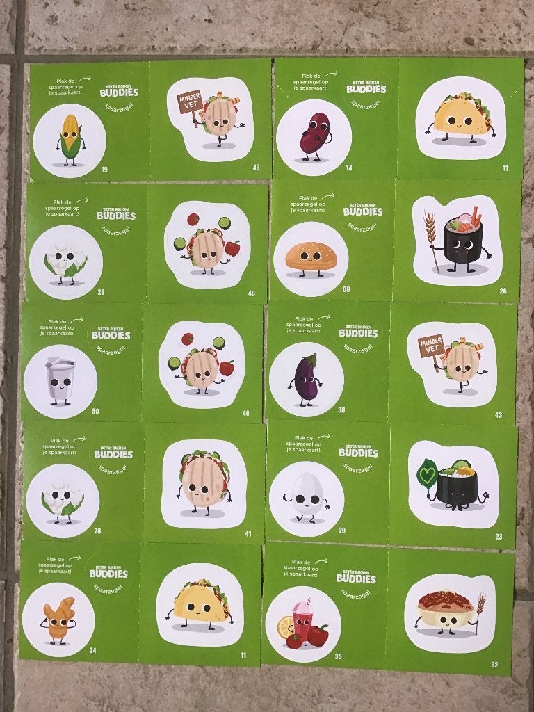 Buddies spaarzegels en stickers voor het boek, Verzamelen, Albert Heijn, Ophalen of Verzenden