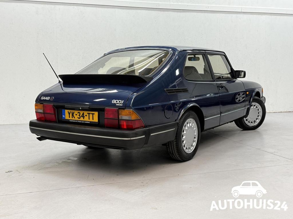Saab 900 Coupé 2.0i 16V Forty 1991, Auto's, Voorwielaandrijving, 1195 kg, Gebruikt, Zwart