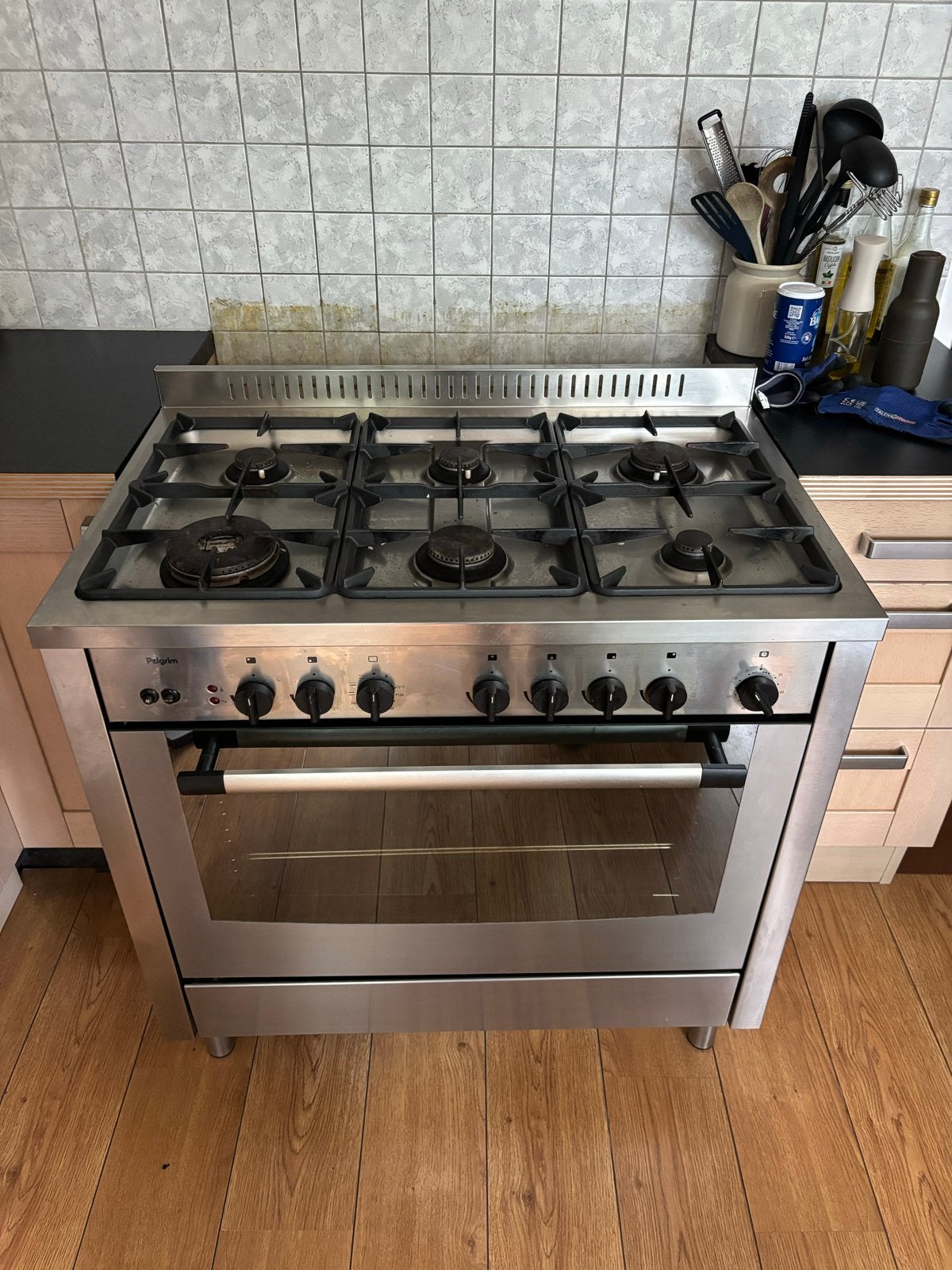 Pelgrim Gasfornuis met oven, Witgoed en Apparatuur, Fornuizen, Ophalen, Gebruikt, Hete lucht, 60 cm of meer