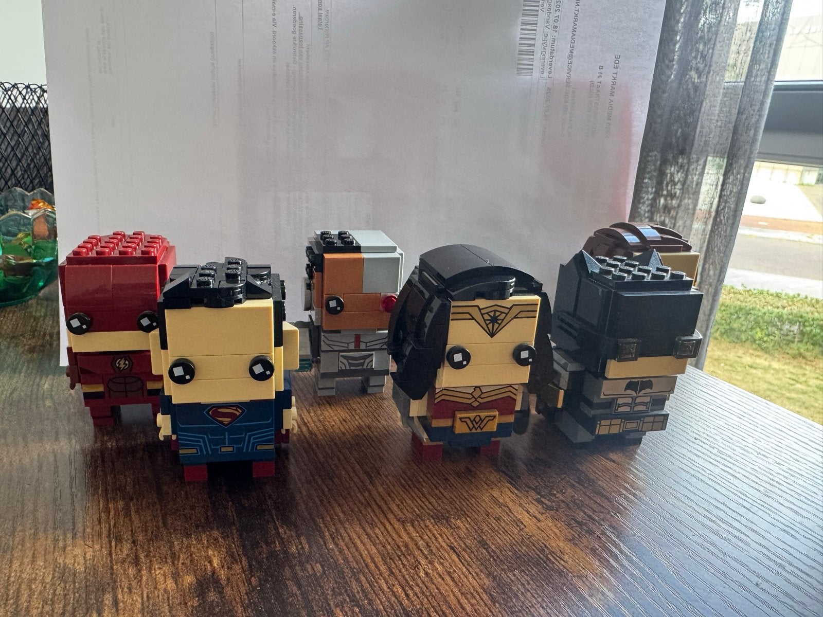 LEGO BrickHeadz Justice League Set (Superman, Wonder Woman,, Ophalen of Verzenden, Zo goed als nieuw, Overige merken