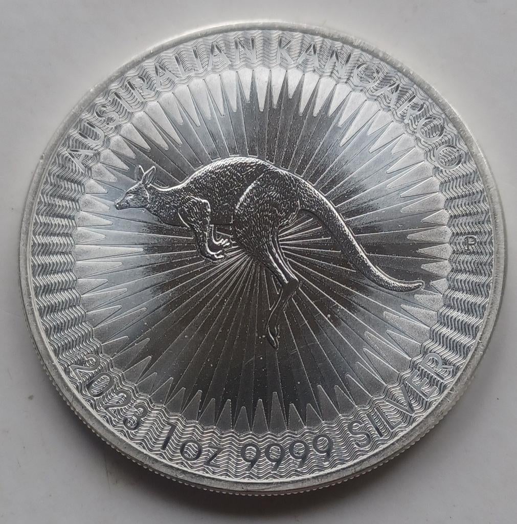 1 ounce zilveren Kangaroo, Ophalen of Verzenden, Zilver