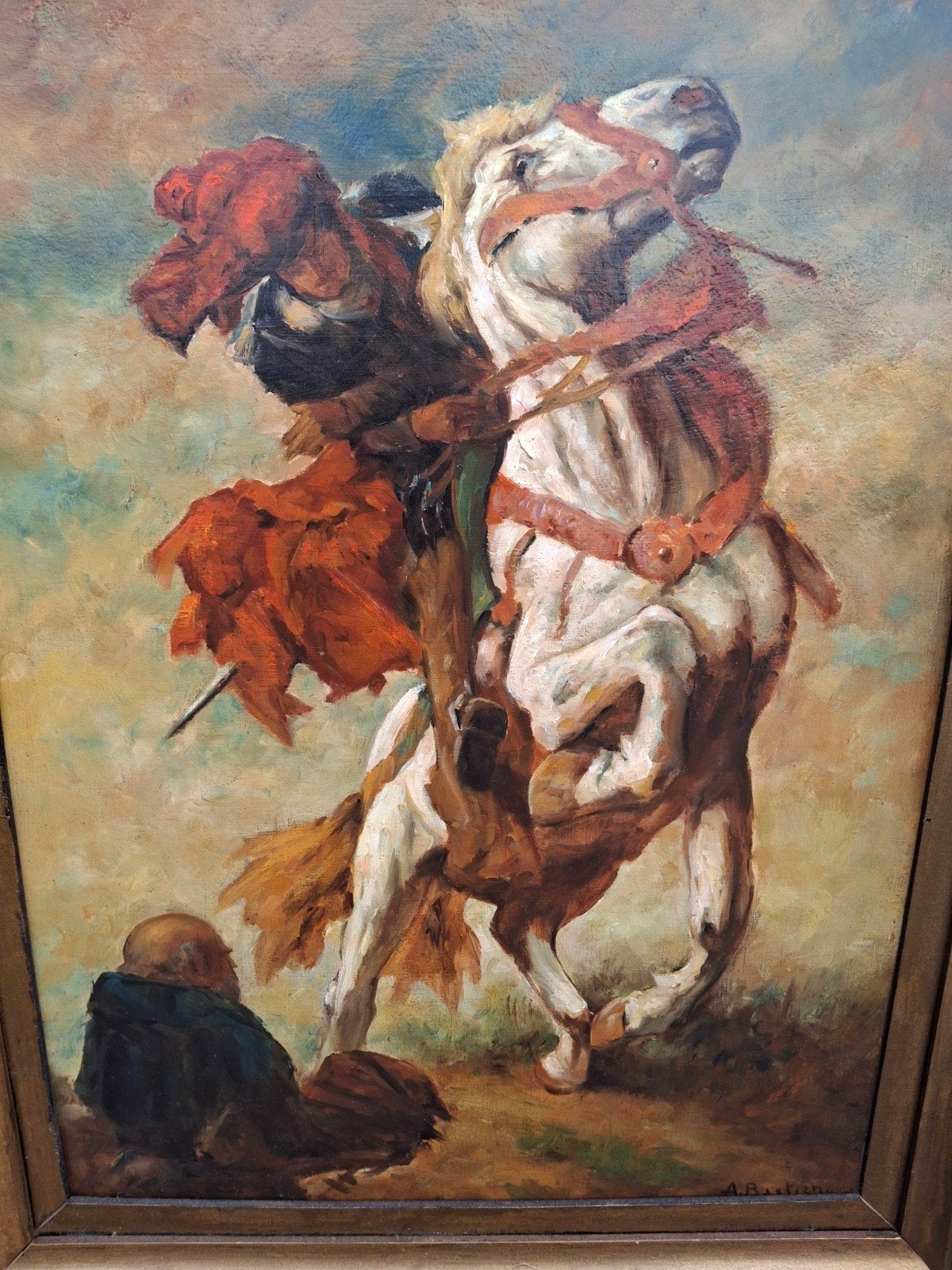 sint martinus a bastien, Antiek en Kunst, Ophalen of Verzenden