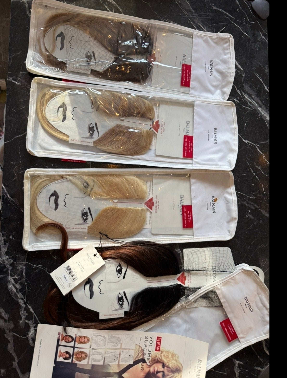 Balmain Haarstuk Volume Supérieur MemoryHair AMSTERDAM, Sieraden, Tassen en Uiterlijk, Ophalen of Verzenden, Nieuw, Pruik of Haarverlenging