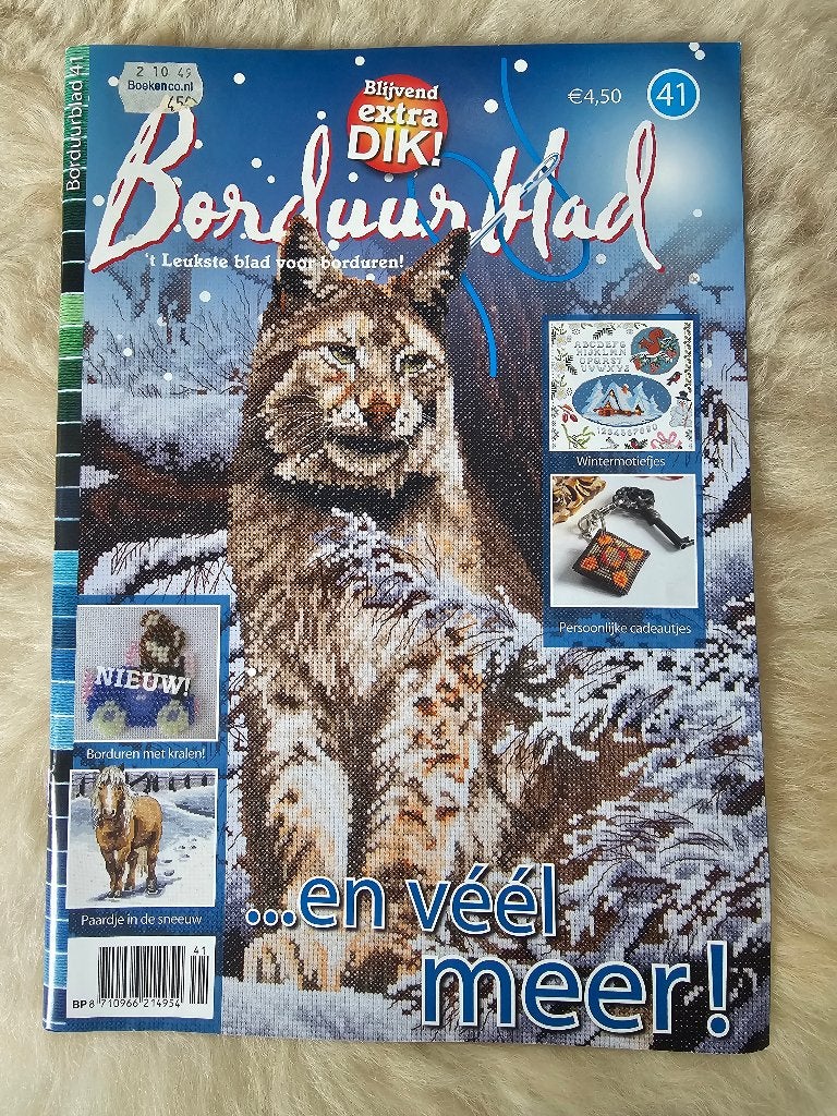 Borduurblad nr. 41 NIEUW, Boeken, Ophalen of Verzenden, Nieuw, Damesbladen